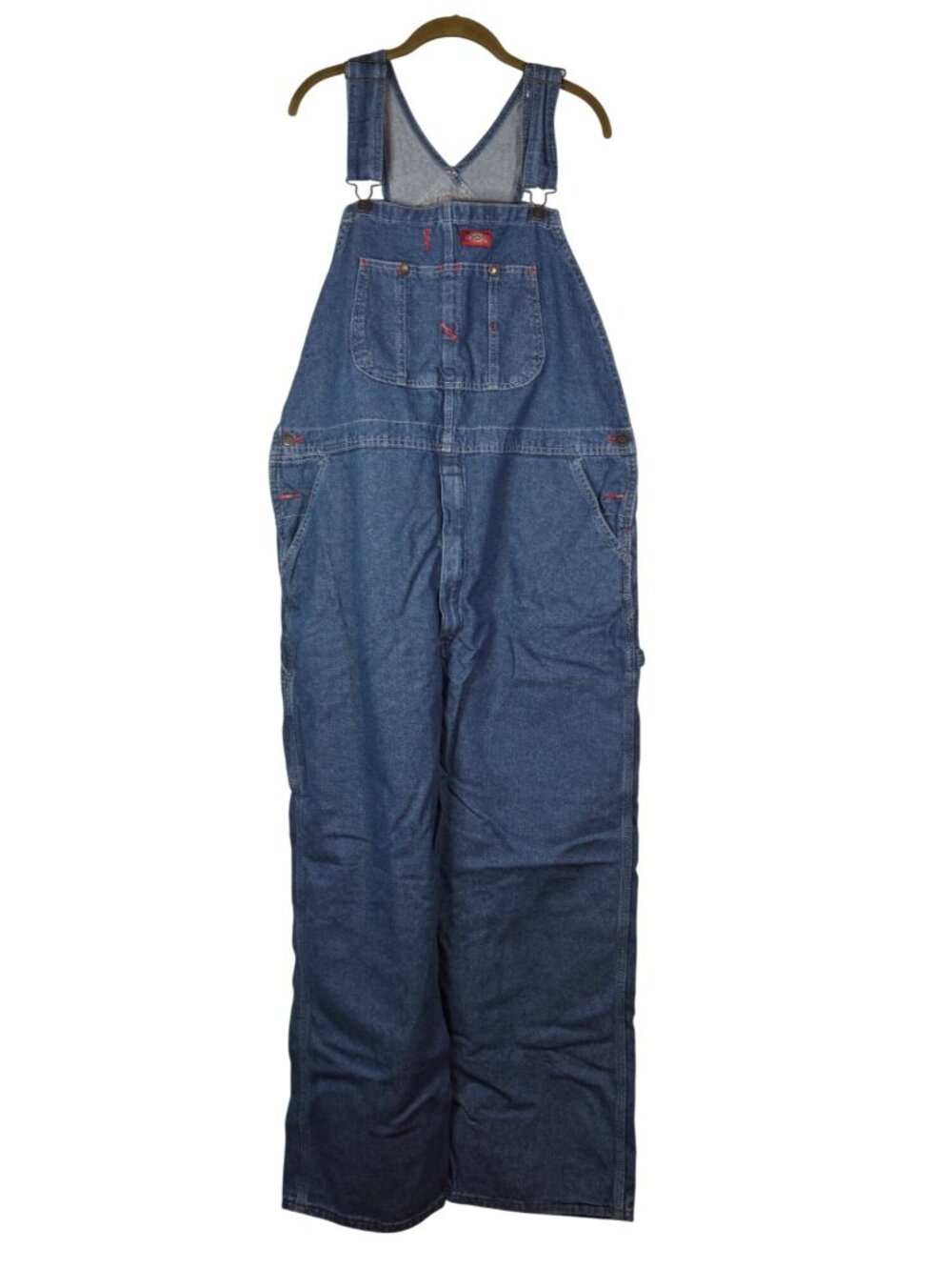 Dickies 40x30 Blue Denim Relaxed Fit Bib Overalls Heritage Style Rusticcore NWT